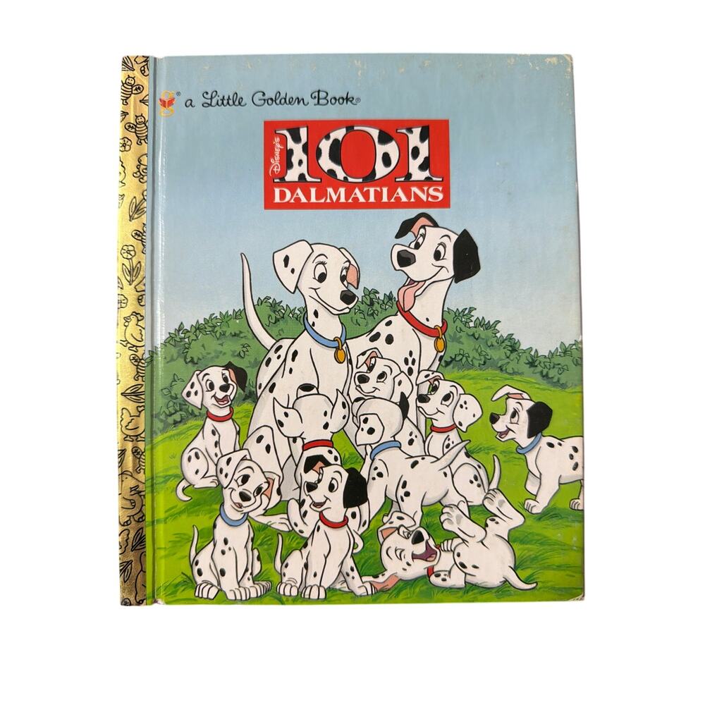 Disney's 101 Dalmatians Vintage a Little Golden Book Hardcover Children's